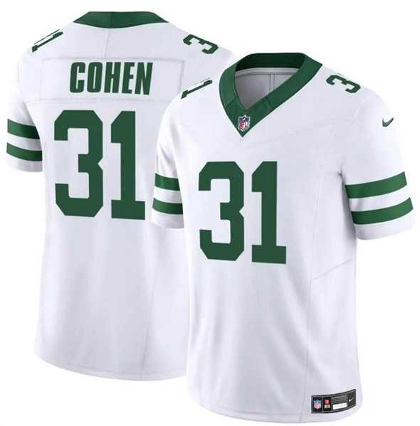 Men & Women & Youth New York Jets #31 Tarik Cohen White 2023 F.U.S.E. Vapor Limited Throwback Football Stitched Jersey->new york jets->NFL Jersey